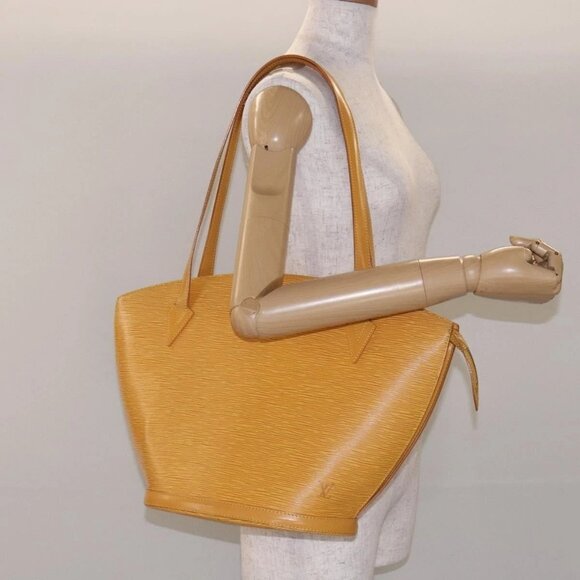 LOUIS VUITTON Epi Saint Jacques Shopping Shoulder Bag Yellow M52269 Auth BA4465 - Picture 14 of 16
